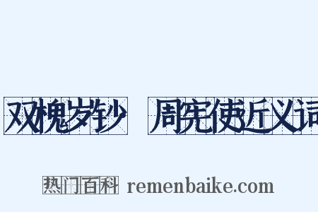 双槐岁钞·周宪使近义词是什么意思的图片